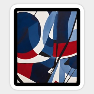 Modern And Modernist Pattern. Sticker